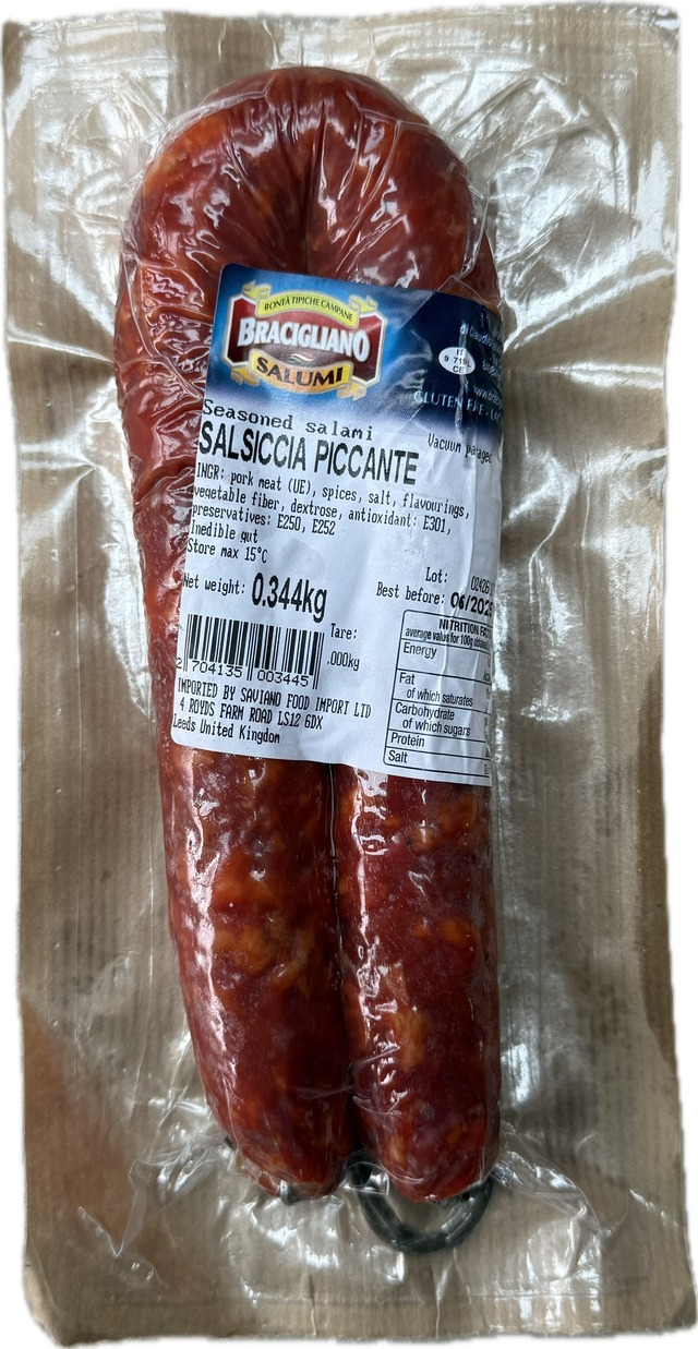 Italian Spicy Curved Sausage (300 - 350g)