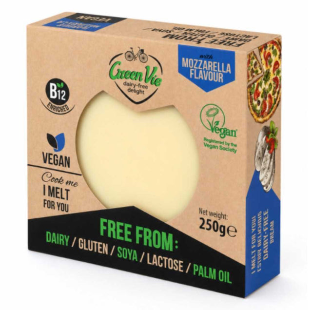 Green Vie Dairy-Free Mozzarella Flavour Block