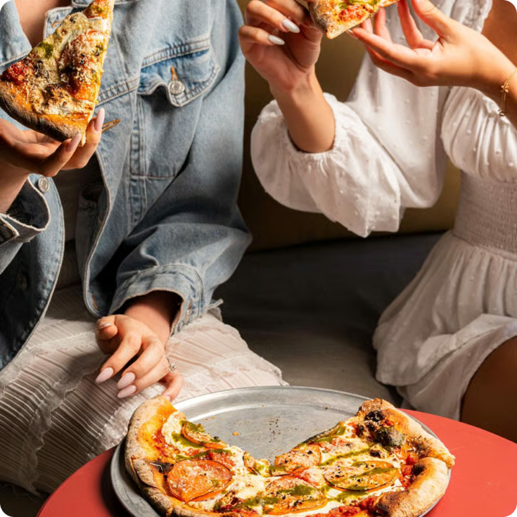 Pizza made with GBOF dough