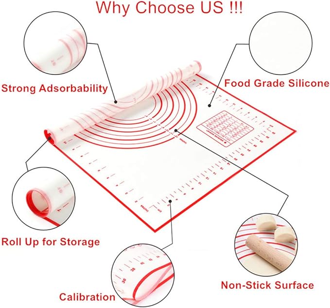 Silicone Pizza Pressing Mat