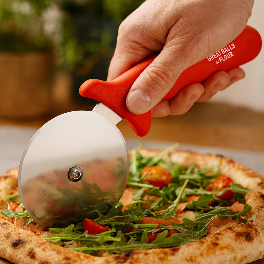 Professional Pizza Wheel Cutter with 10cm Stainless Steel Blade