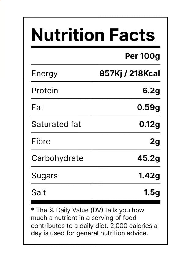 Nutritional Information