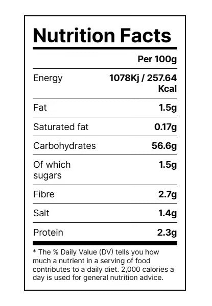 Nutritional Information