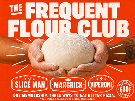 The Frequent Flour Club — Three membership tiers: Slice Man, Margrick, Viperoni