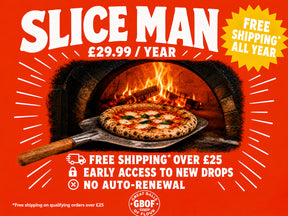 Slice Man — £29.99/year. Free shipping* all year on orders over £25.